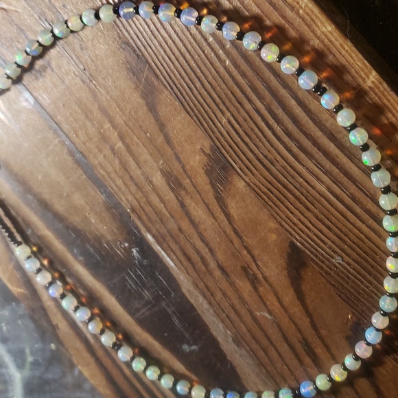 Rare Ethiopian opal choker - Picture 5 of 11